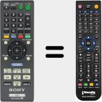 Telecomando sostituto di RMT-B110A (148940211)
