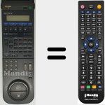 Telecomando sostituto di RMT-V118 (146572451)