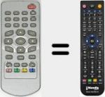Telecomando sostituto di REMCON586