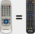 Telecomando sostituto di RM-C2 (AVER003)