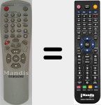 Telecomando sostituto di 00016H (AC5900016H)