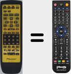 Telecomando sostituto di CU-XR062