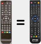 Telecomando sostituto di 2T360190062 (RCGU22WDVD3)