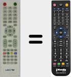 Telecomando sostituto di Led002