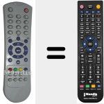 Telecomando sostituto di TM3702 (631020001531-1)