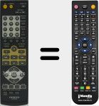 Telecomando sostituto di RC-655DV