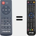 Telecomando sostituto di REMCON1982