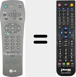 Telecomando sostituto di REMCON2069