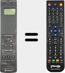Telecomando sostituto di VT-RM 823E