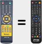 Telecomando sostituto di DTR-7142