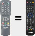 Telecomando sostituto di DVBT16
