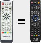 Telecomando sostituto di Kooltek002