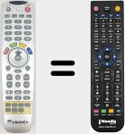 Telecomando sostituto di MVISION001