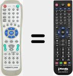 Telecomando sostituto di RC-D010E