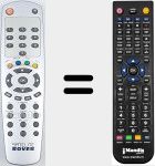 Telecomando sostituto di REMCON1743