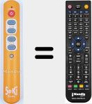 Telecomando sostituto di REMCON1911