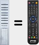 Telecomando sostituto di REMCON2062