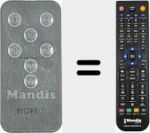 Telecomando sostituto di WEEE (REMCON2078)