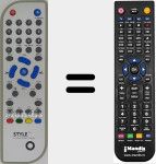 Telecomando sostituto di Style001