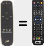 Telecomando sostituto di Polk (RE91141)