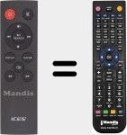 Telecomando sostituto di REMCON1532