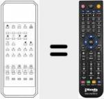 Telecomando sostituto di REMCON655