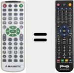 Telecomando sostituto di REMCON187