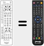 Telecomando sostituto di EUR7619010