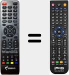 Telecomando sostituto di Fuego3