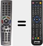 Telecomando sostituto di RC 536 P (014003020)