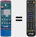 Telecomando sostituto di REMCON1164