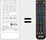 Telecomando sostituto di REMCON1179