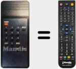 Telecomando sostituto di REMCON358