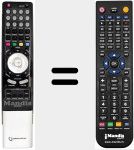 Telecomando sostituto di RC I02 0N