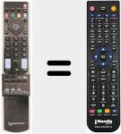 Telecomando sostituto di RC L05 0A