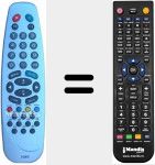 Telecomando sostituto di RC1040