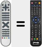 Telecomando sostituto di RC1062 (30037768)