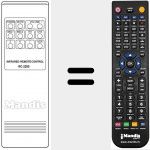 Telecomando sostituto di RC2200