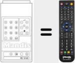Telecomando sostituto di RC5140
