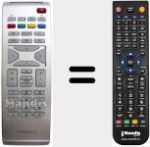 Telecomando sostituto di RCFE05ZAU 00