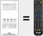 Telecomando sostituto di RM 604 B (A1009009A)