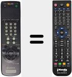 Telecomando sostituto di RMT-V 259 E (141801061)