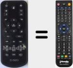 Telecomando sostituto di D520
