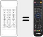 Telecomando sostituto di TC556