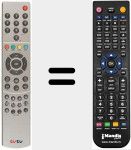 Telecomando sostituto di REMCON727