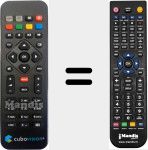 Telecomando sostituto di CubaVision (Timvision)