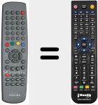 Telecomando sostituto di TW50146