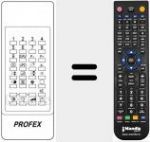 Telecomando sostituto di REMCON1137