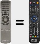 Telecomando sostituto di REMCON017