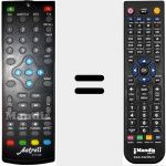 Telecomando sostituto di 011122